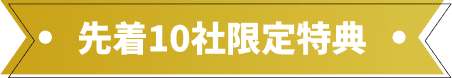 先着10社限定特典