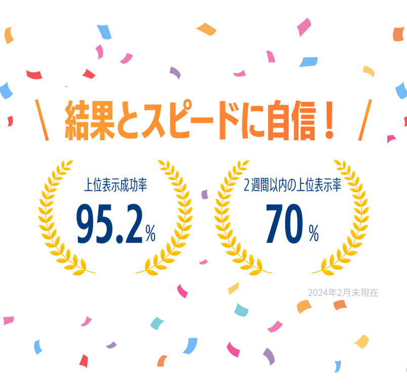 結果とスピードに自信