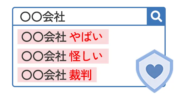ネガティブ表示を予防しておきたい